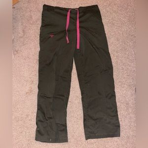 Green Koi scrub pants